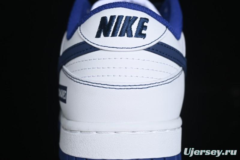 Nike Dunk Low High Street Minimalist Blue Panda Retro Low-Top Casual Sneakers - DD1503-119
