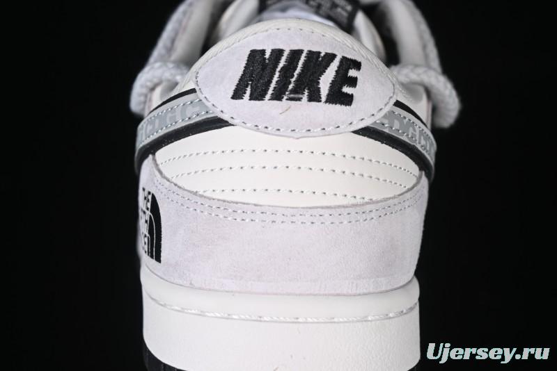 Nike SB Dunk Low The North Face x CDG Collaboration Anniversary Edition Customized Low-Top Skateboarding Shoes - XX3168-307