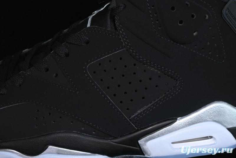 Nike Air Jordan 6 Retro Metallic Silver Basketball Shoes - DX2836-001