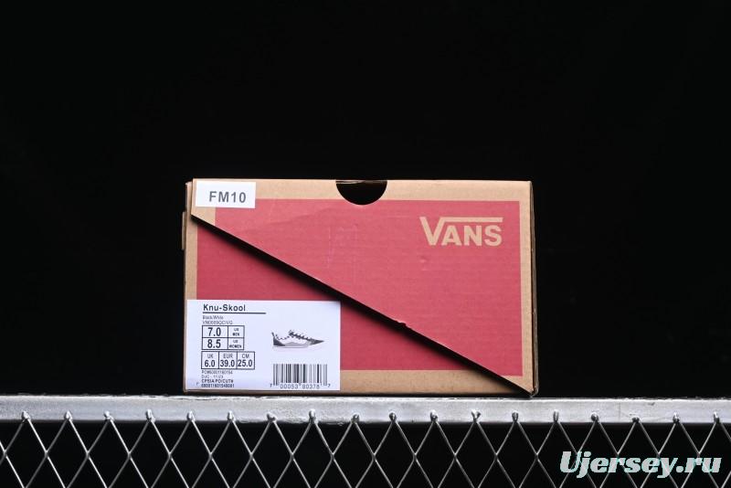 Vans Knu Skool Checkerboard Low Top Retro Casual Vulcanized Sneakers - VN0009QCIVG