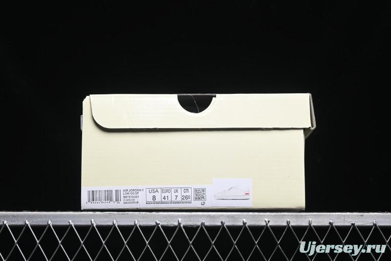 Nike Travis Scott x Fragment Design x Air Jordan 1 Low OG SP AJ1 Sup Collaboration - BB7518-001