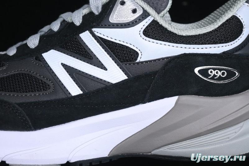 New Balance 990 Series High-End Made in USA Retro Casual Running Shoes - M990BK6