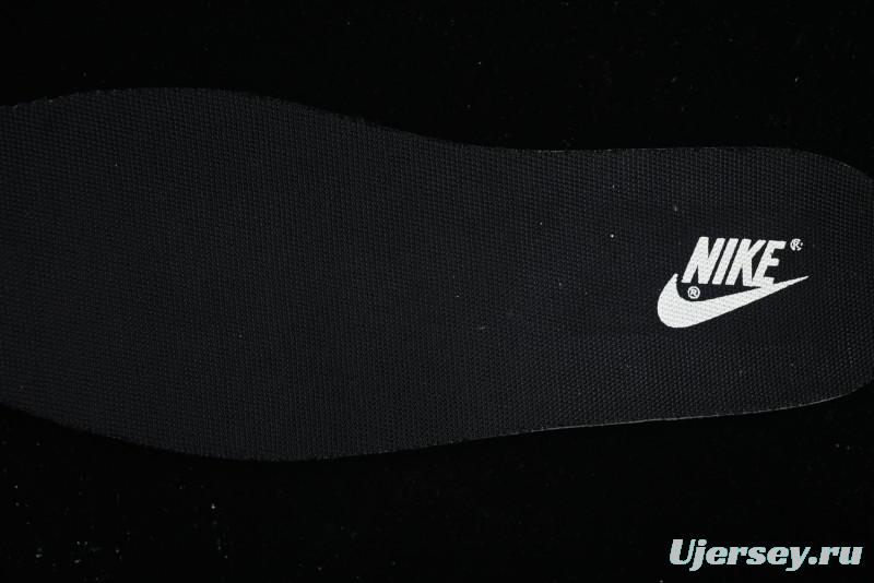 Nike SB Dunk Low Supreme Collaboration - Black Stitch Mini Swoosh Custom Low-Top Casual Skate Shoes - XX3186-302