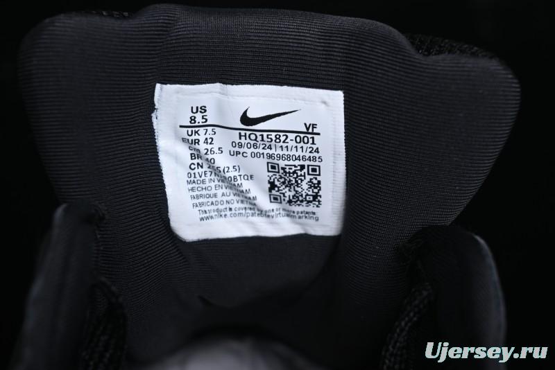 Nike Runtekk V2K Low-Top Retro Running Shoes with Cushlon Foam and Distressed Midsole - HQ1582-001