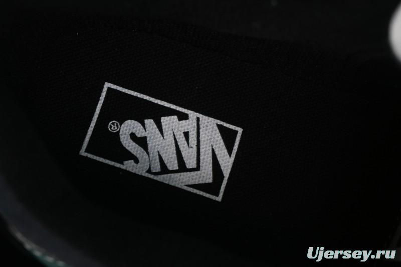 Vans Knu Skool Carbon Grey Black Green Low Top Retro Casual Vulcanized Sneakers - VN000D6CCI2