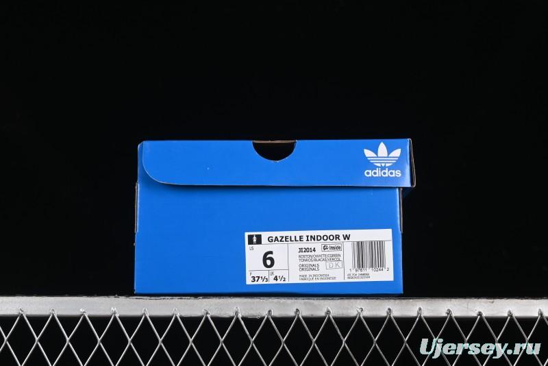 Adidas Originals Gazelle Indoor JI2014 Low-Top Sneakers with Thick Sole for Casual Wear Anti-Slip and Durable - JI2014