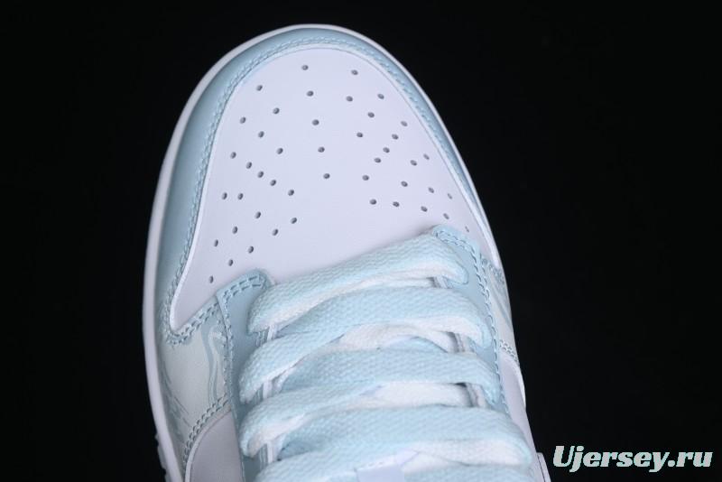 Nike Dunk Low Year of the Dragon Limited Edition Imperial Blue and White Porcelain Low-Top Casual Sneakers - DV0833-104