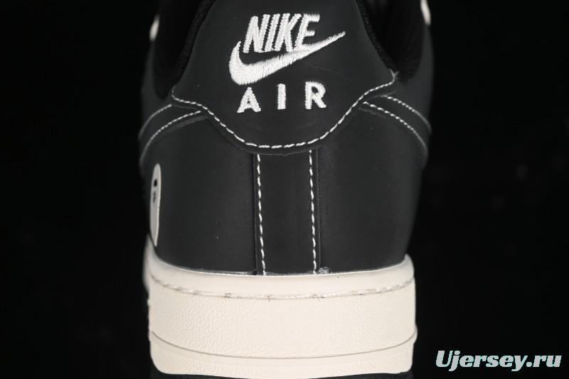 Nike Air Force 1 '07 Low Bape Collaboration - Beige Grey Black Low-Top Casual Sneakers BB6566-209