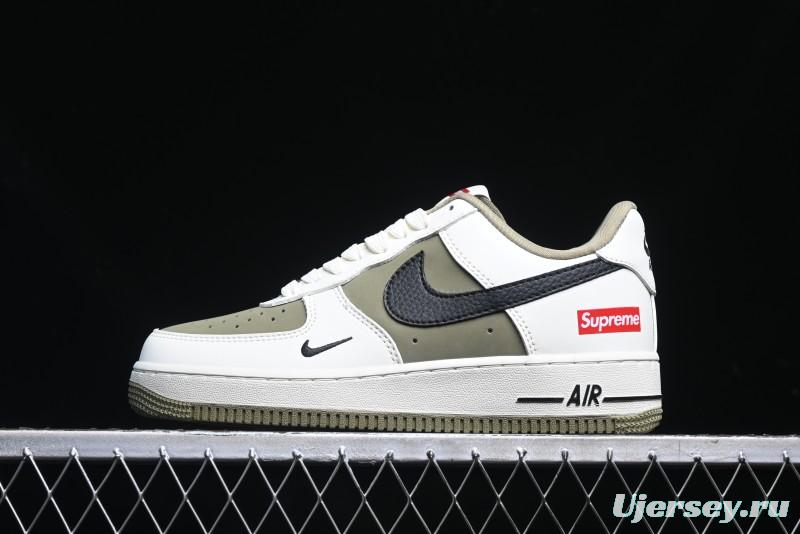 Nike Air Force 1 '07 Low Supreme Casual Sneakers in Military Green - CH6336-508