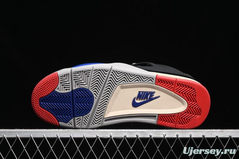 Nike Air Jordan 4 Retro Sneakers in Black, Blue and Neutral Grey - FV5029-003