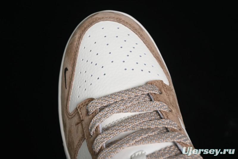 Nike SB Dunk Low The North Face Collaboration - Black White Brown Anniversary High-End Custom Low-Top Casual Skate Shoes - XS1086-004