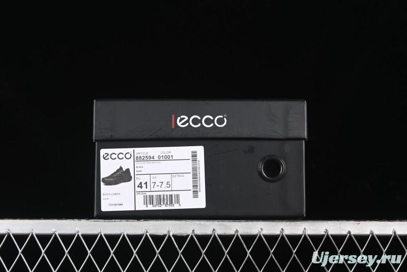 ECCO DRIVE Series Outdoor Waterproof Breathable Slip-Resistant Retro Fashion Patchwork Hiking Shoes - 88259401001