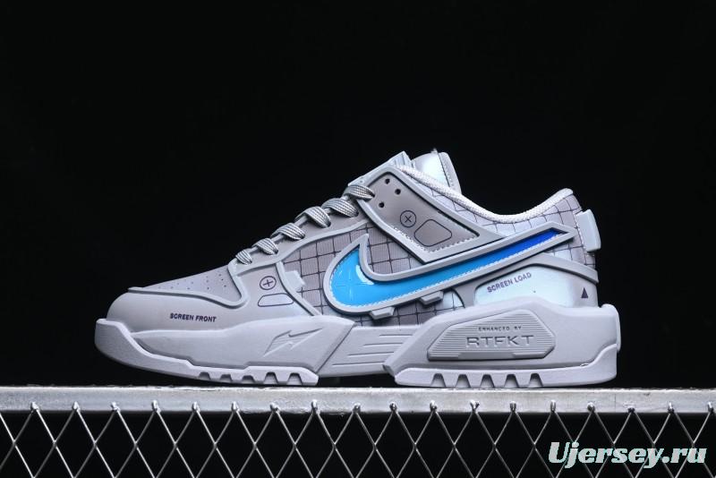 Nike Rtfkt Studios x Dunk Genesis Low OG Ghost Metaverse Series Casual Skate Shoes - HF0438-001