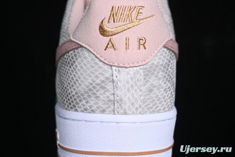 Nike Air Force 1 '07 Low Year of the Snake Themed Low-Top Casual Sneakers - HF2898-100