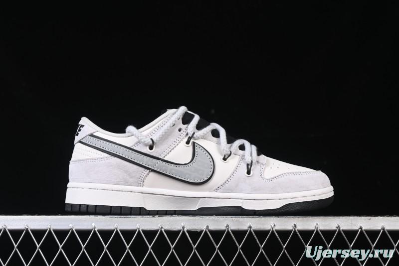 Nike SB Dunk Low The North Face x CDG Collaboration Anniversary Edition Customized Low-Top Skateboarding Shoes - XX3168-307