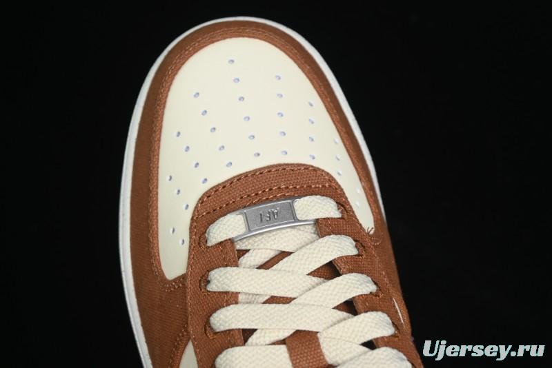 Nike Air Force 1 '07 Low Casual Sneakers with Full-Length Air Cushion - FQ8713-200