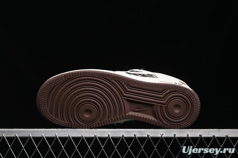 Nike Air Force 1 Low Bape Collaboration - Beige Camo Casual Sneakers - KK1988-019