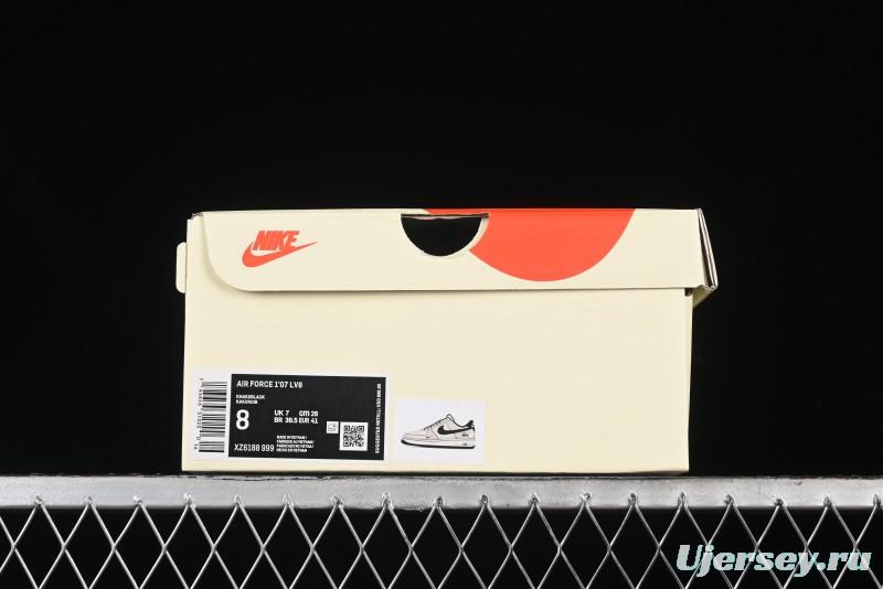 Nike Air Force 1'07 Low Stussy Collaboration - Milk Tea Low Top Casual Sneakers - XZ6188-999