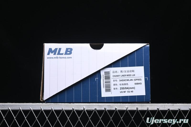 New York Yankees MLB Chunky Liner Wide Lux Platform Sneakers - 3ASXCWL4N50BKS