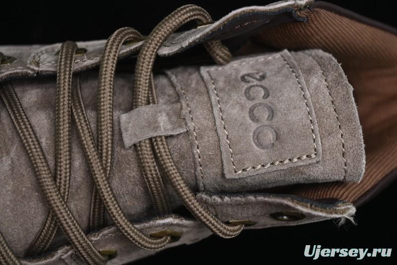 ECCO Cool Series Workwear Leather Anti-Slip Platform Chelsea Boots - 63890801001