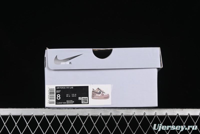 Nike Air Force 1 '07 Low Maillard Bear Casual Sneakers - CJ9297-999