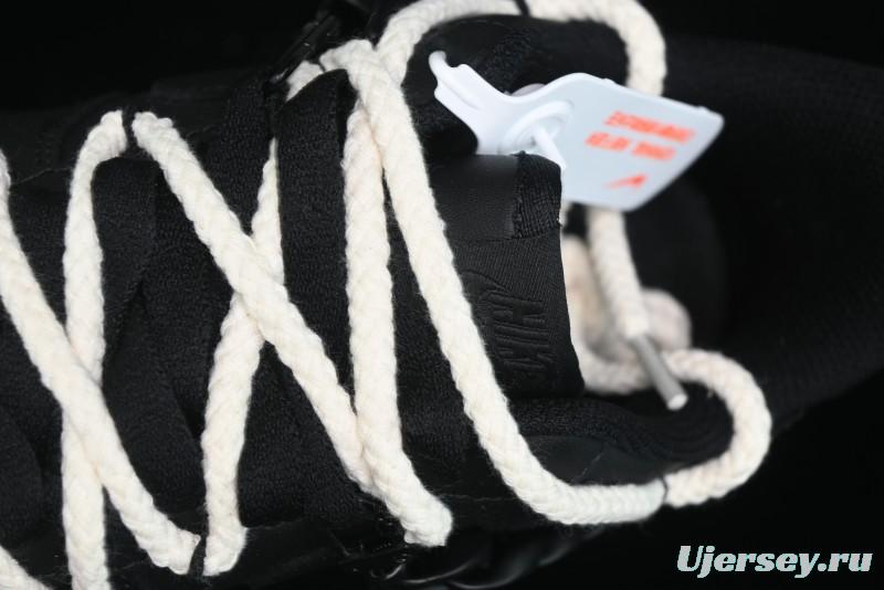 Nike Air Force 1 '07 Low Black Deconstructed Utility Casual Sneakers - CW2288-763