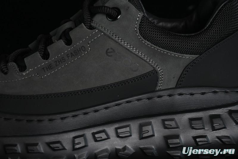 ECCO Off-Road Series Lightweight Cushioned Leather Durable Outdoor Hiking Running Shoes - 63513001001