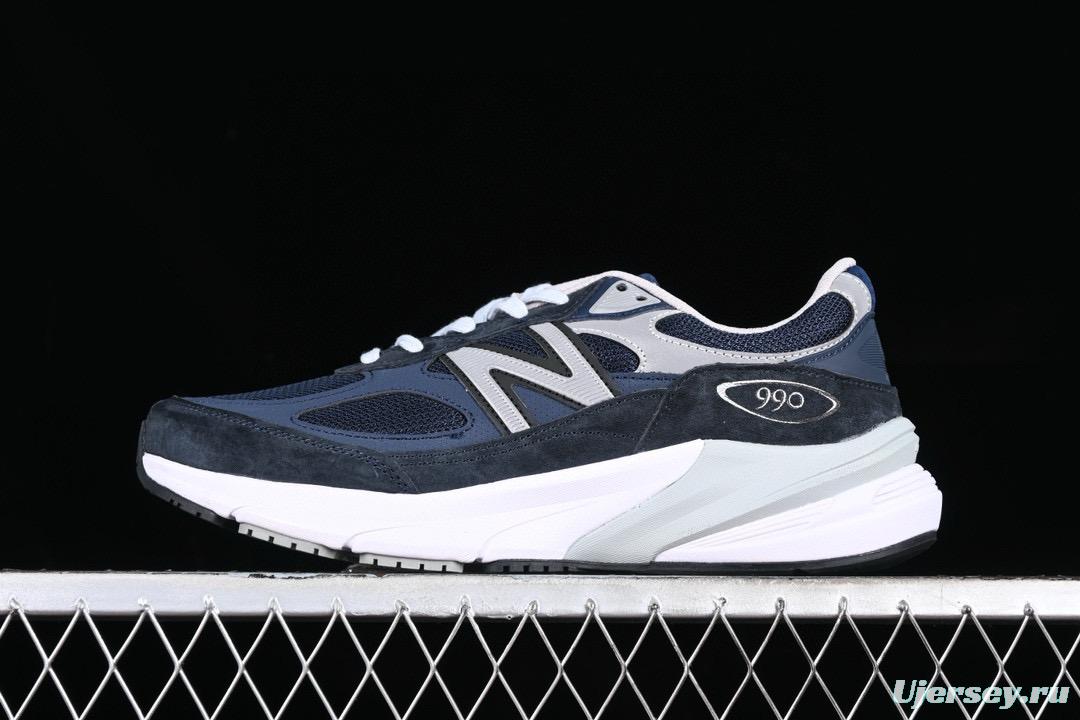 New Balance 990 Series Premium Retro Running Shoes with Carbon Fiber Midsole - M990NV6