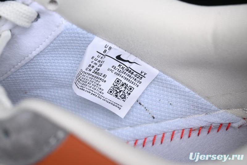 Nike Air Force 1 '07 Low Stussy Collaboration - Grey Brown Flyknit Low-Top Casual Sneakers - KK1988-025