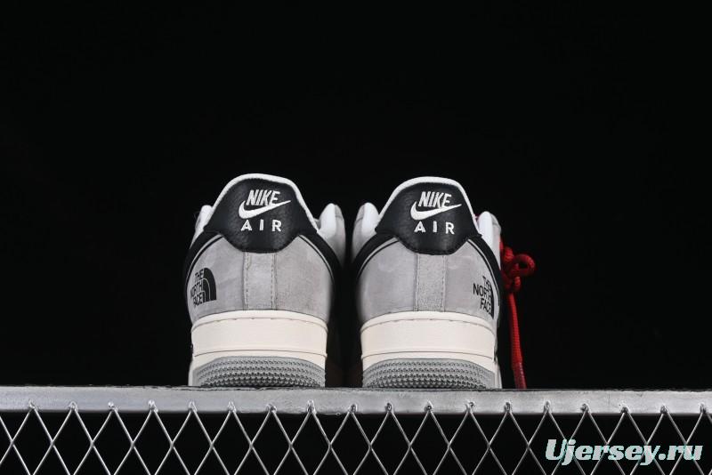 Nike Air Force 1 '07 Low The North Face Collaboration Grey Suede Casual Sneakers - XZ6188-763