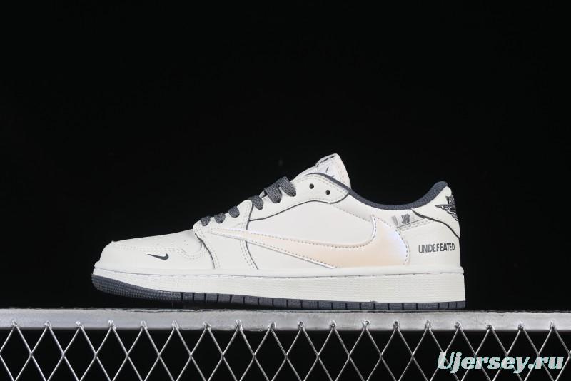 Nike Travis Scott x Fragment Design x Jordan Air Jordan 1 Low OG SP AJ1 UN Collaborative Sneakers - DM7866-018