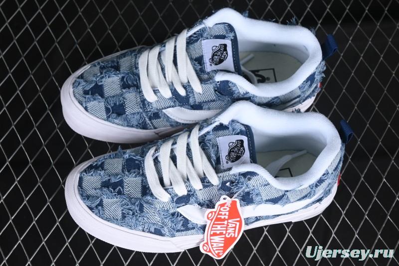 Vans Knu Skool Washed Tie-Dye Low-Top Casual Skate Shoes - VN000CS0239