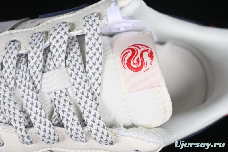 Nike Air Force 1 '07 Low Stussy Collaboration Year of the Snake Limited Edition Red Snake Low-Top Casual Sneakers - XS1958-502