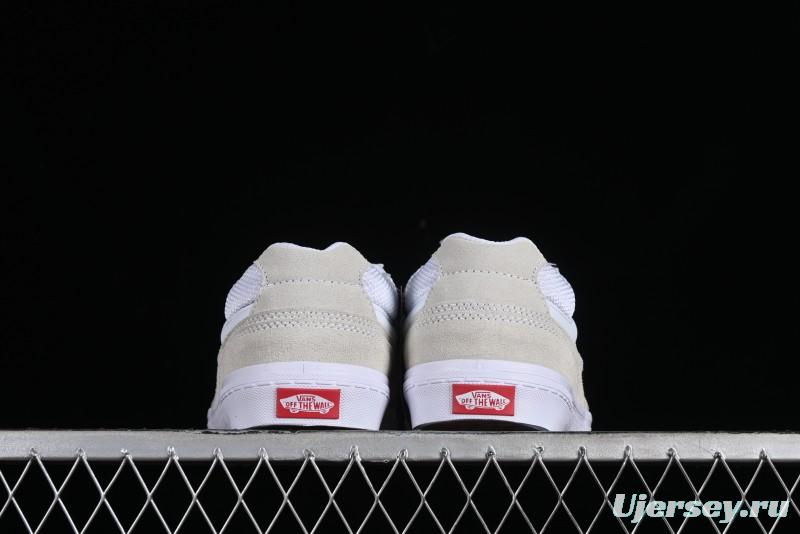 Vans Caldrone Chunky Retro Sneakers in White with Enhanced Cushioning - VN0007P9WHT