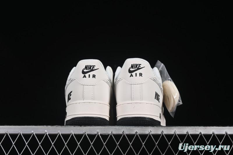 Nike Air Force 1 '07 Low Casual Sneakers with Multi-Swoosh Design - HH7518-046