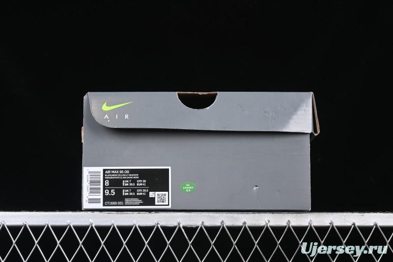 Nike Air Max 95 Retro Running Shoes with Air Cushion Technology - CT1689-001