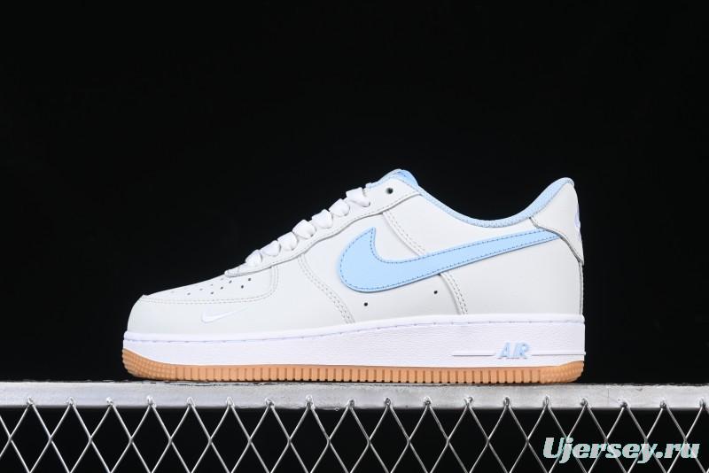 Nike Air Force 1 '07 Low Light Blue Casual Sneakers - 315122-102