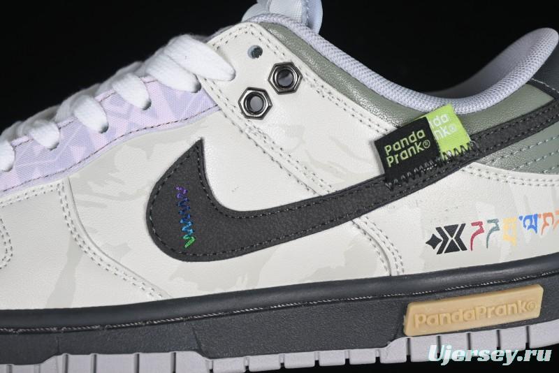 Nike Dunk Retro Low-Top Casual Sneakers with Panda Mischief Mountain Theme - DD1391-103