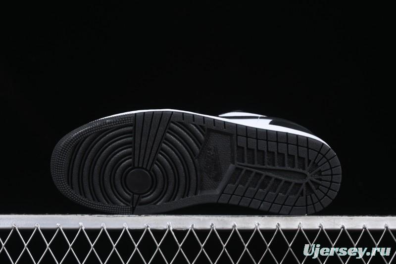 Nike Air Jordan 1 Low AJ1 Black White Panda Low Top Lifestyle Basketball Shoes - 553558-131