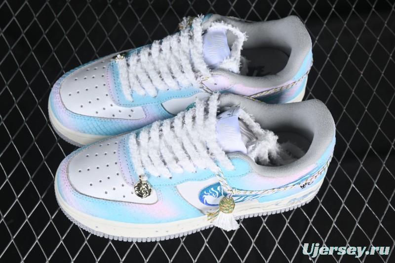 Nike Air Force 1 '07 Low YunYuJian CNY Year of the Snake Limited Edition Casual Sneakers - DX2678-222