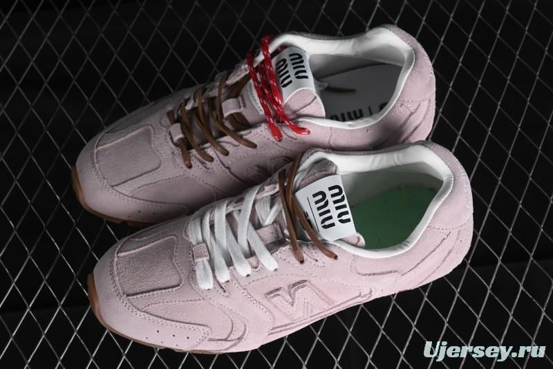 MiuMiu x New Balance 530 Low-Top Classic Retro Casual Running Sneakers in Pink - 530