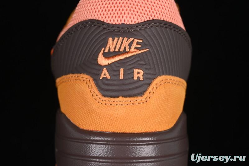 Nike Air Max 1 Retro Running Shoes with Half-Sole Air Cushion - HF7346-200