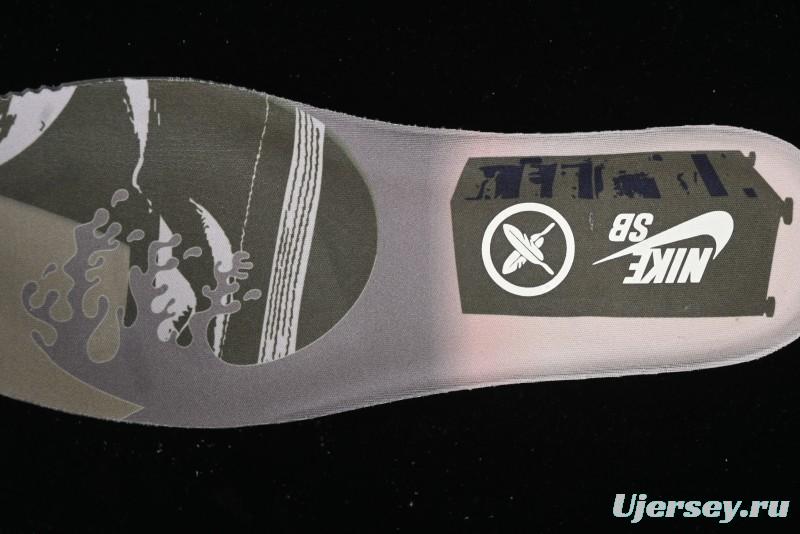 Nike Yuto Horigome x SB Dunk Low Pro 2.0 Casual Skate Shoes with Speckled Design - HF8022-300