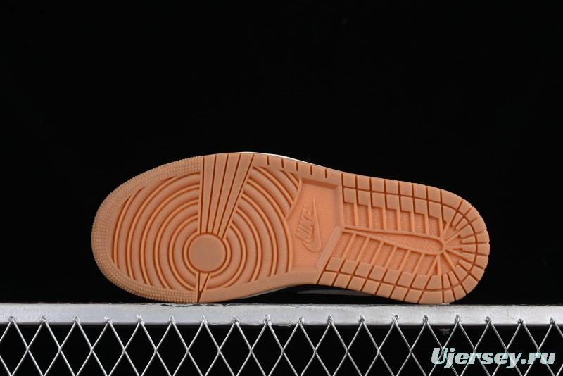 Nike Air Jordan 1 Low "Snkrs Day" Casual Sneakers with Grey Toe Design - FD0399-004