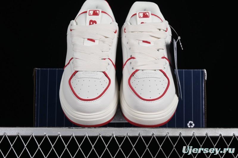 MLB Chunky Liner Basic New York Yankees Thick Sole Casual Sneakers with 6cm Height Increase - 3ASXCA12N43RDS