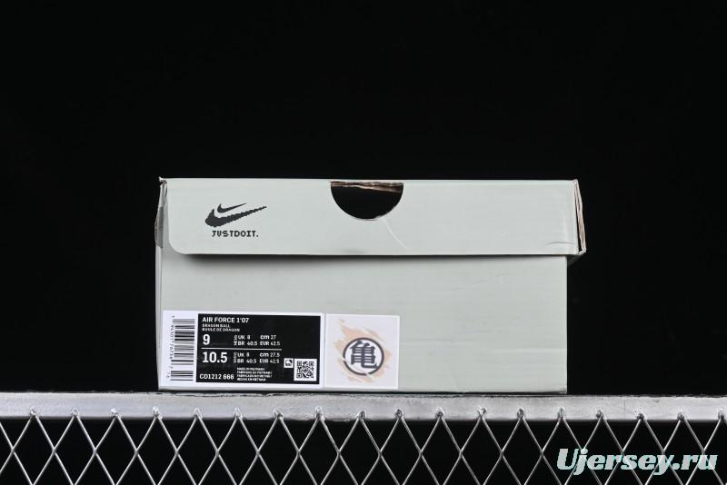 Nike Air Force 1'07 Low "Kakarot" Dragon Ball Z Custom Casual Sneakers for Autumn Winter - CD1212-666