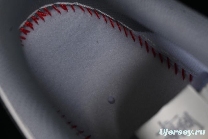 Nike Air Force 1 '07 Low Stussy Collaboration Light Grey Blue Sole Low-Top Casual Sneakers - XS1958-517