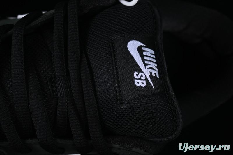 Nike SB Dunk Low Suede Black Skateboarding Shoes - CD2563-006