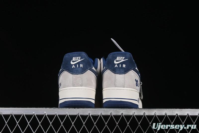 Nike Air Force 1 '07 Low Collaboration with Violent Bear - Snow Grey Pigskin Edition - KK1988-053
