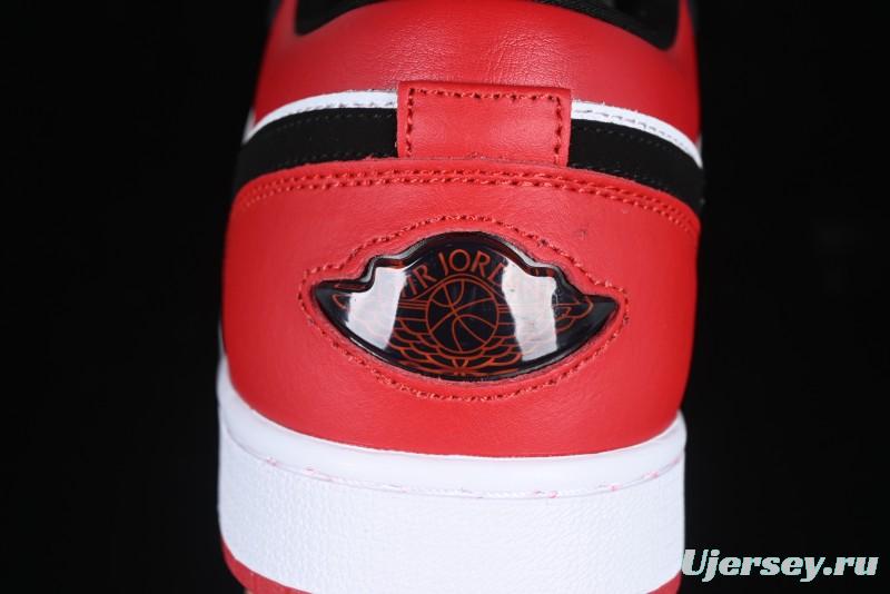 Nike Air Jordan 1 Low "White Black Gym Red" Retro Casual Sneakers - IB8971-106